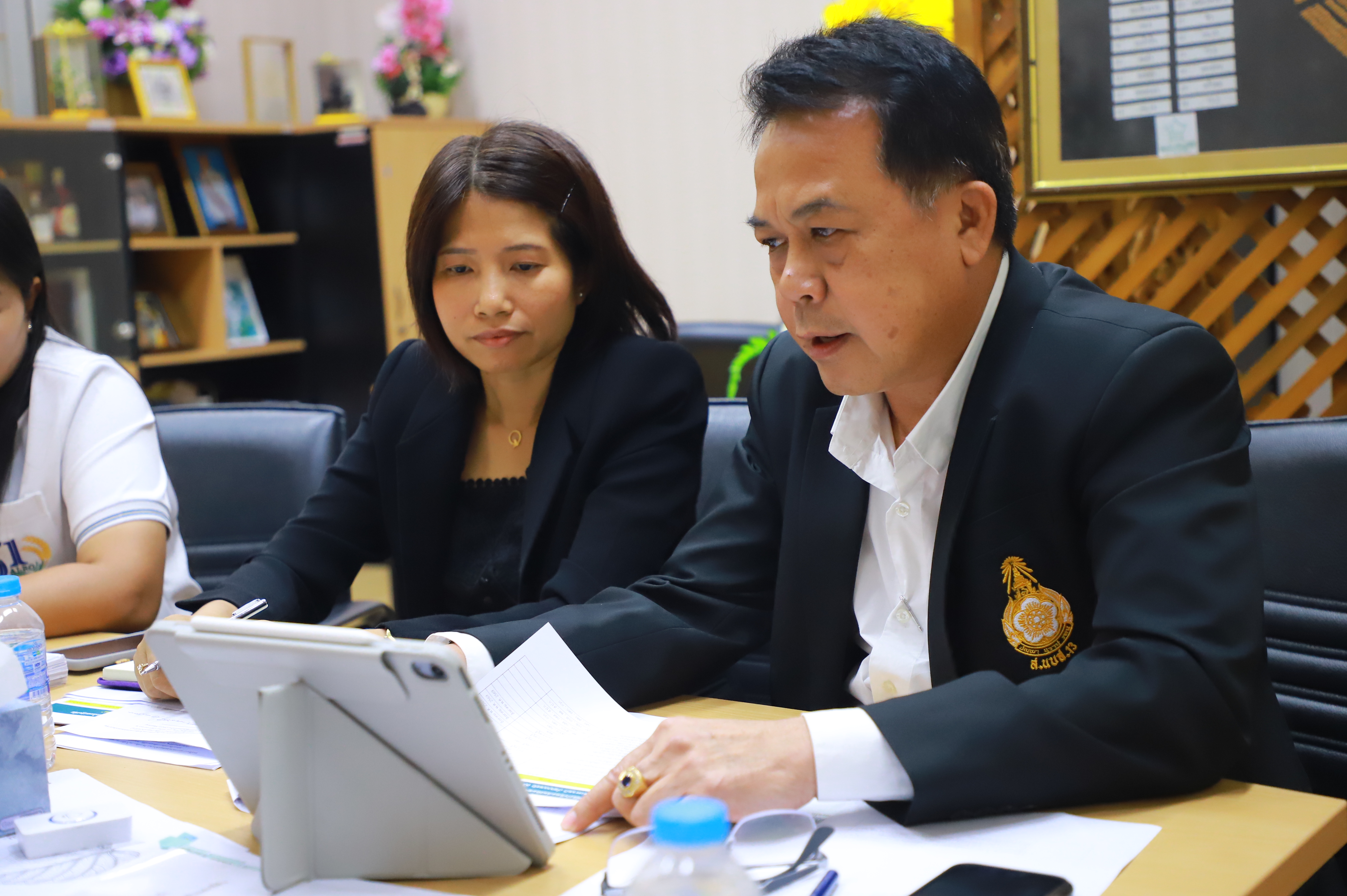 title - ส.ป.ก. ร่วมการประชุมคณะทำงานบริหารจัดการน้ำเพื่อการเกษตรและประชาชนและบริหารจัดการดินและที่ดิน (คณะทำงานที่ 3)